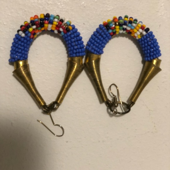 Colorful Handmade Beads Earrings - Picture 4 of 5